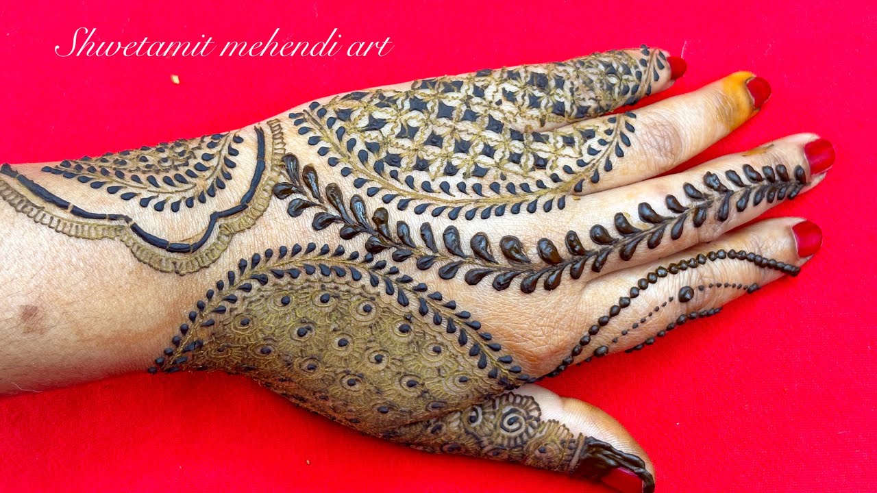 Very easy mehendi design 2026,Shwetamit mehendi art 