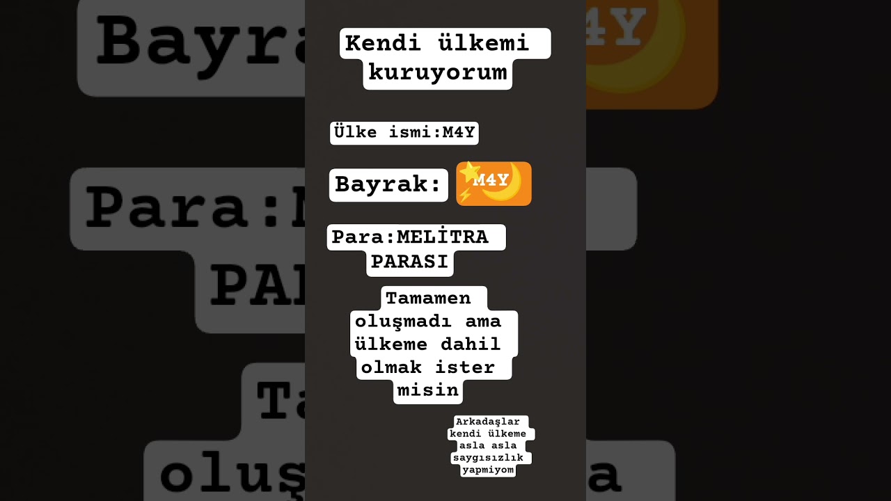 M4Y &Uuml;LKESİNE KATILMAK İSTER MİSİN #anime