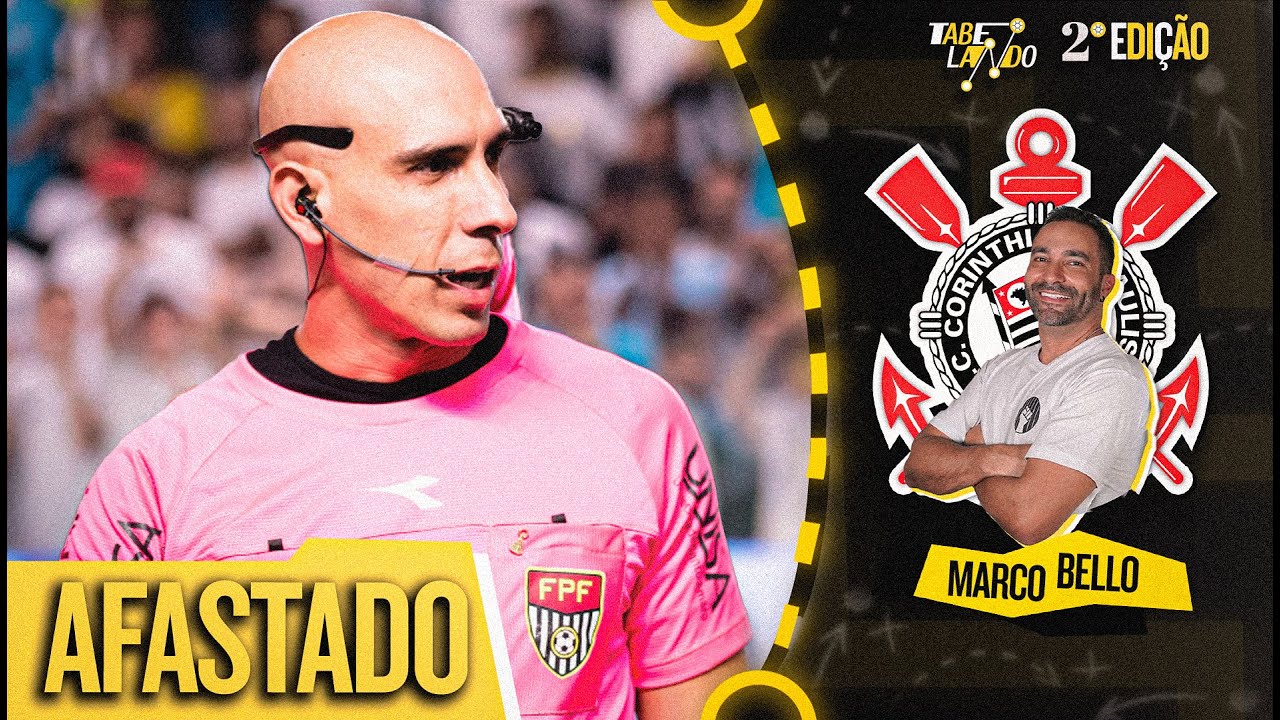 ÁRBITRO QUE PREJUDICOU O CORINTHIANS CONTRA O SANTOS É AFASTADO PELA FPF