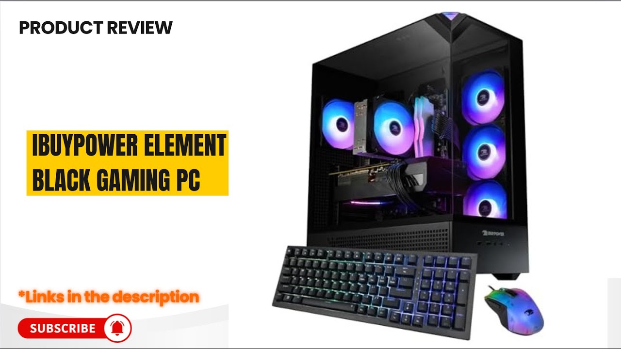 Обзор игрового ПК iBUYPOWER Element | Ryzen 7 8700F, RTX 5060 8 ГБ, 32 ГБ DDR5, 1 ТБ NVMe SSD + R...