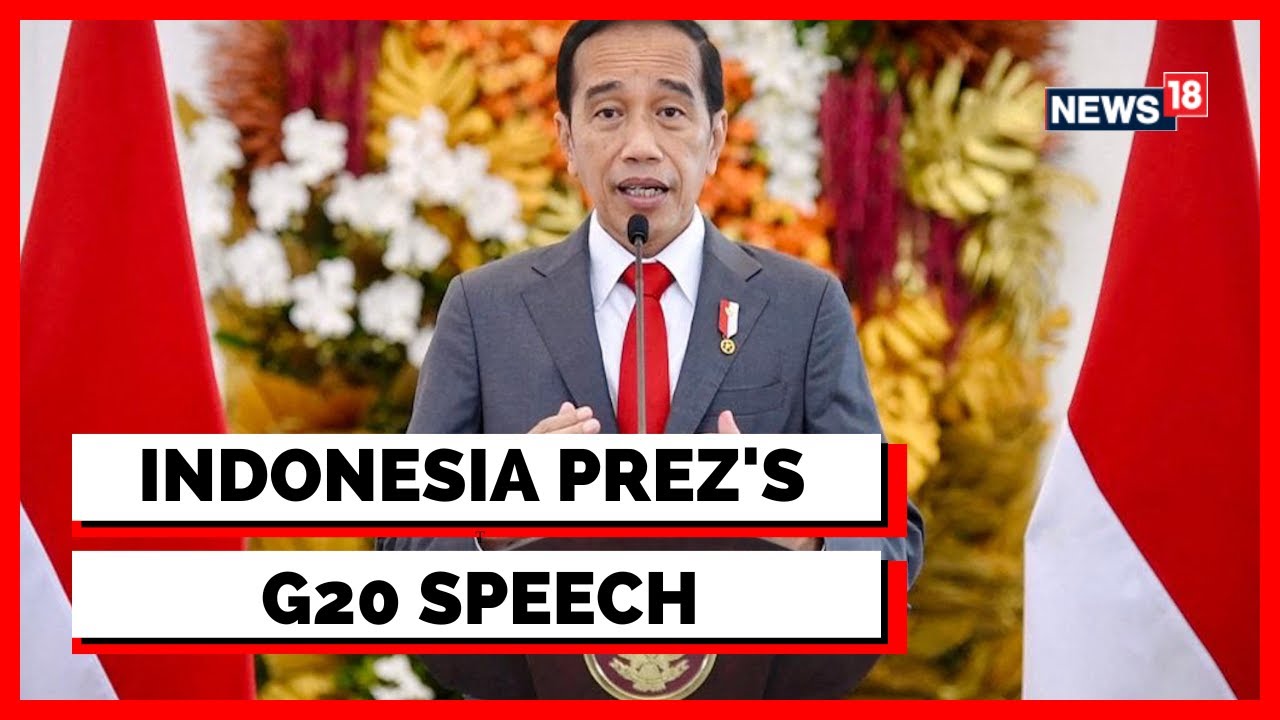 G20 Summit | Indonesia President, Joko Widodo Addresses At G20 Summit 2022 | G20 Bali Summit |