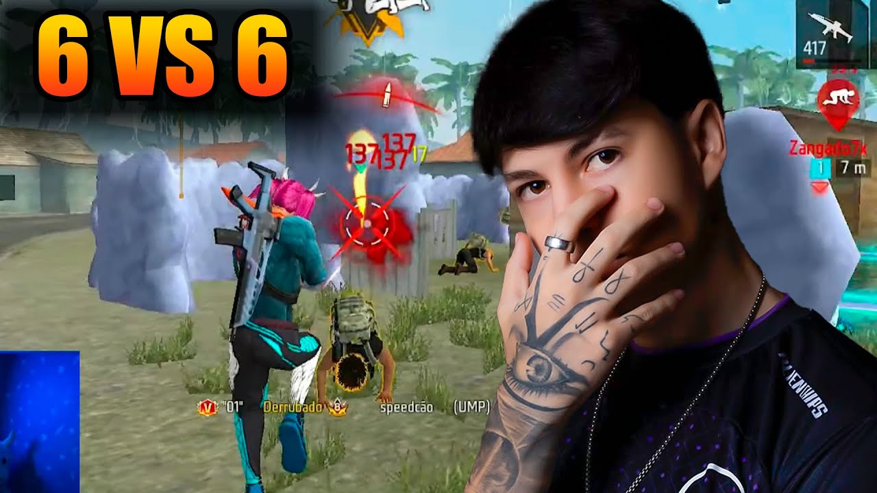 A SENSI DO TWO9 TAVA DESTRUINDO OS INIMIGOS NESSE 6X6 CONTRA O TIME DO BAK