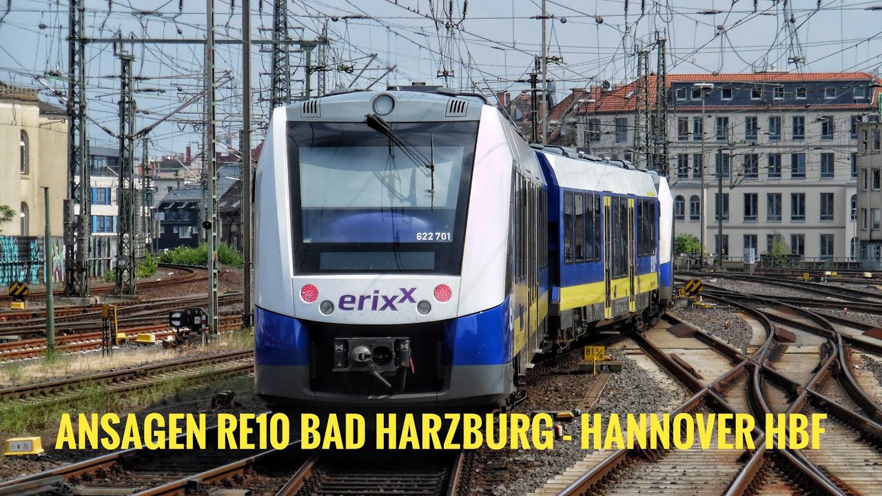 Ansagen RE 10 Bad Harzburg - Hannover Hbf