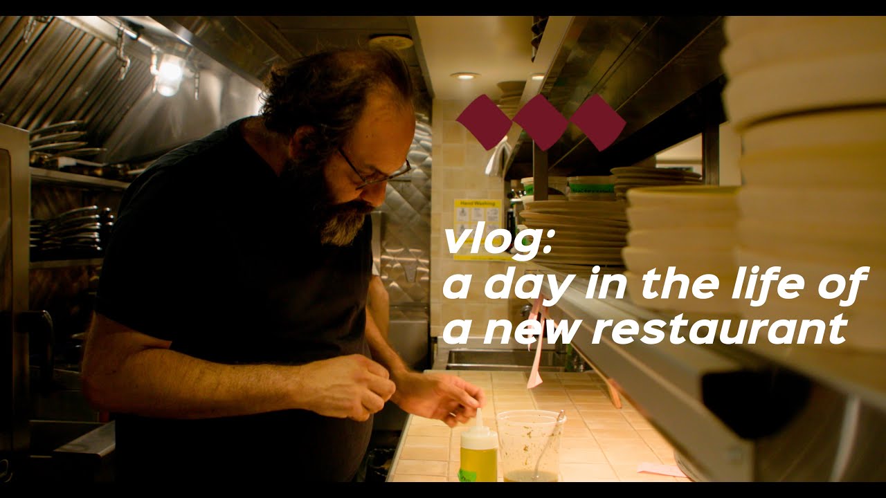 Work a service on the line with Chef Fadi Kattan at louf Palestinian restaurant