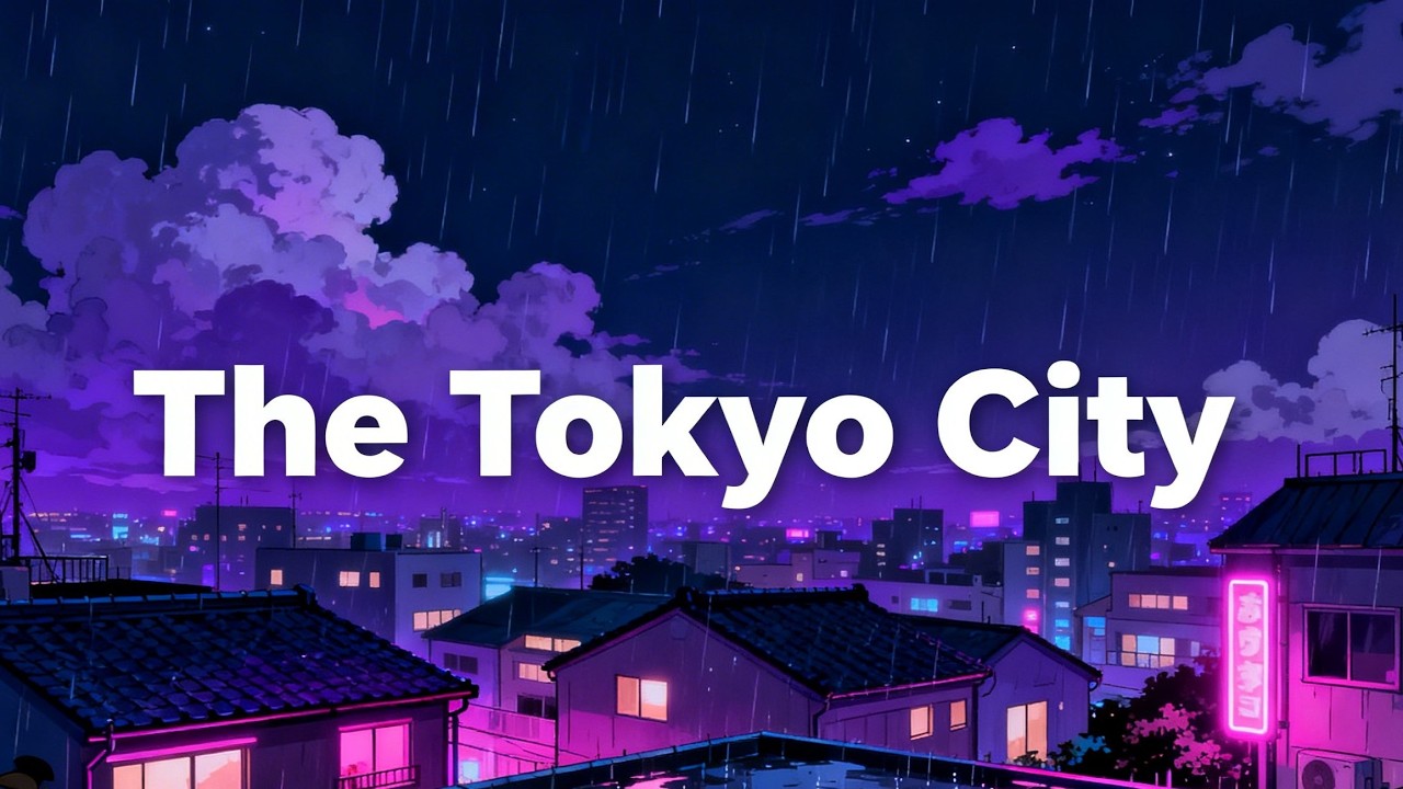 The Perfect Rainy Tokyo Night Soundtrack ☕ Chill Lofi | チルBGM