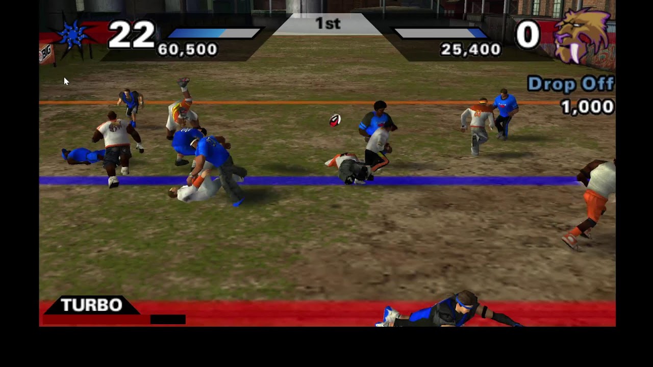 next turf up NFL Street 2 psp part 5