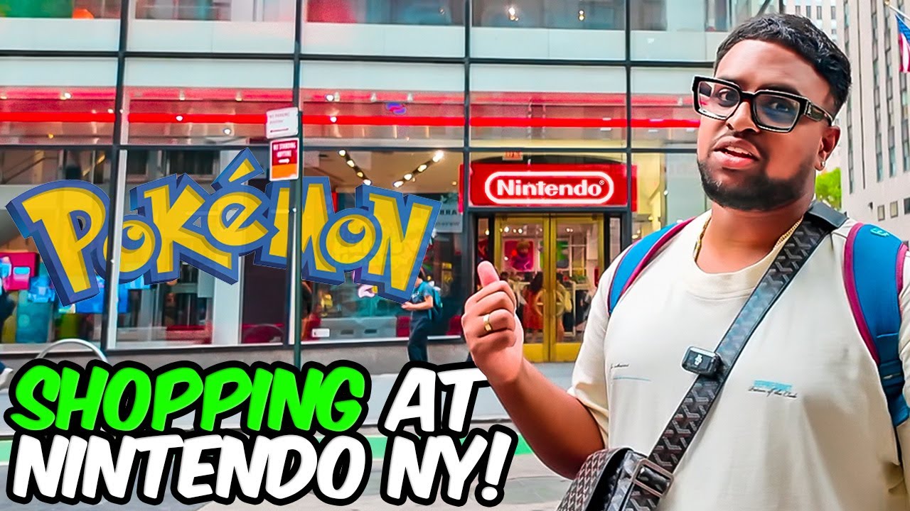 Покупки покемонов в Nintendo New York!