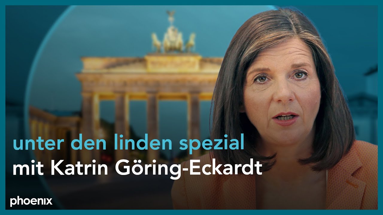 'unter den linden spezial' mit Katrin G&ouml;ring-Eckardt (Spitzenkandidatin B&uuml;ndnis 90/Die Gr&uuml;nen)