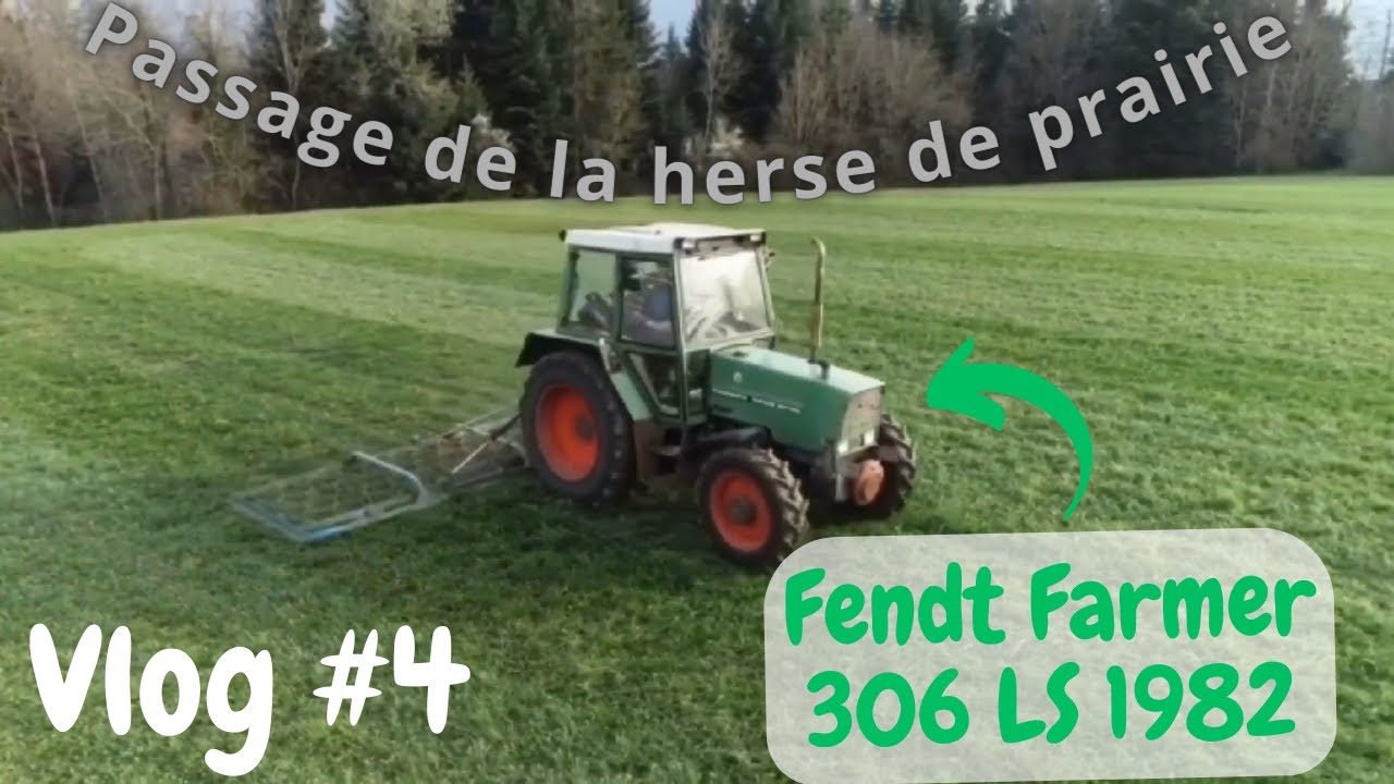 Passage de la herse de prairie 2023 + LIRE DESCRIPTION !!  Vlog #4 #thegaming