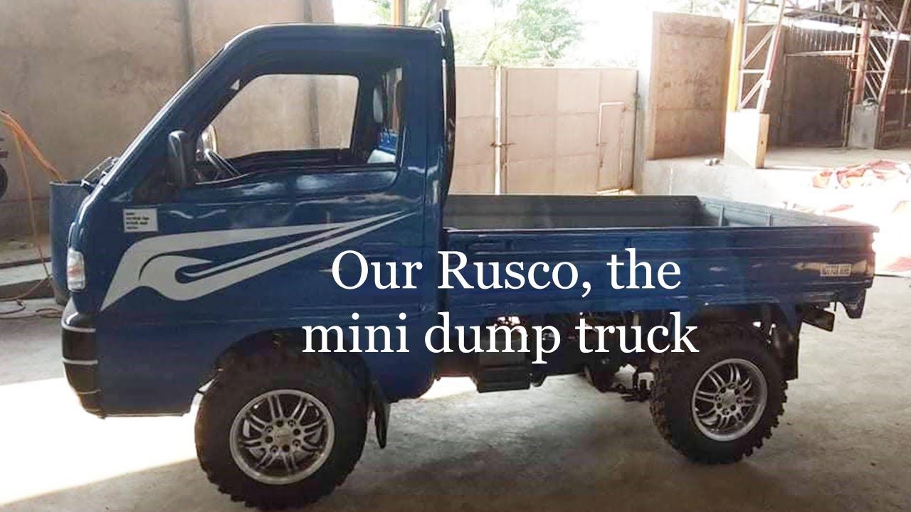Our Rusco mini dump truck, modified Suzuki Carry mini dump truck