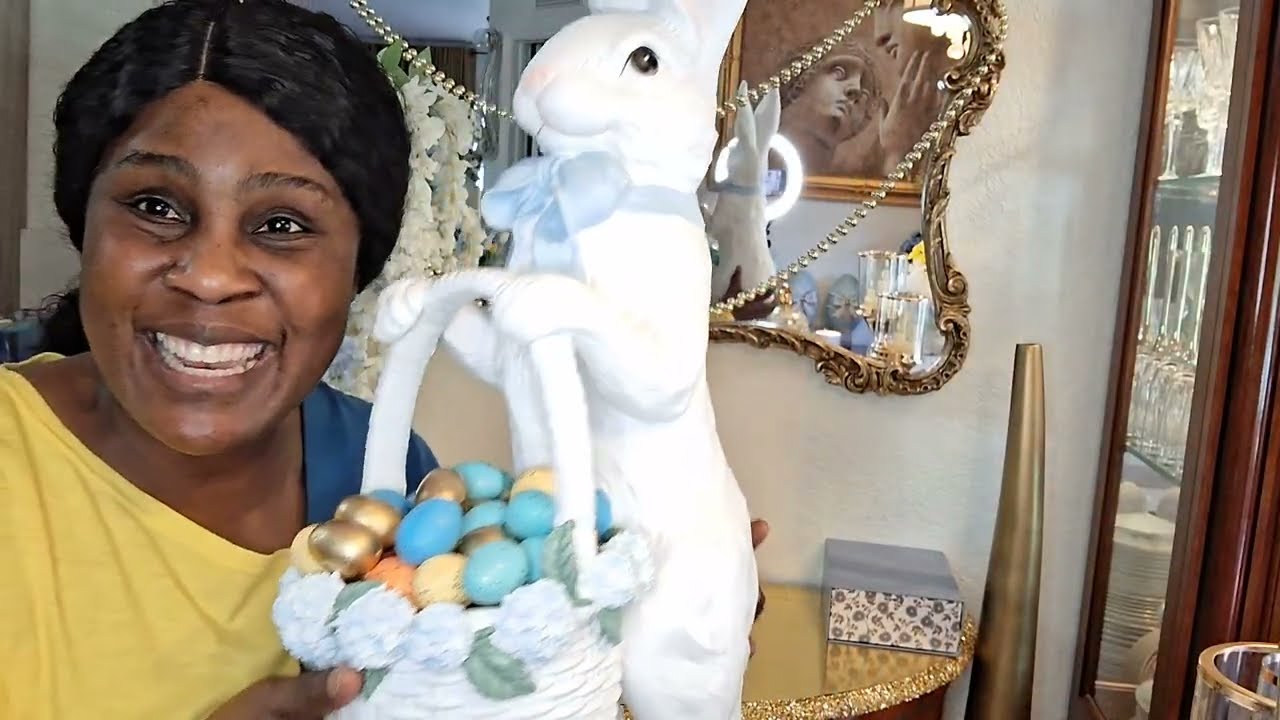Early Spring Decorating Ideas In My Dinning Room  *DIY Eggs*