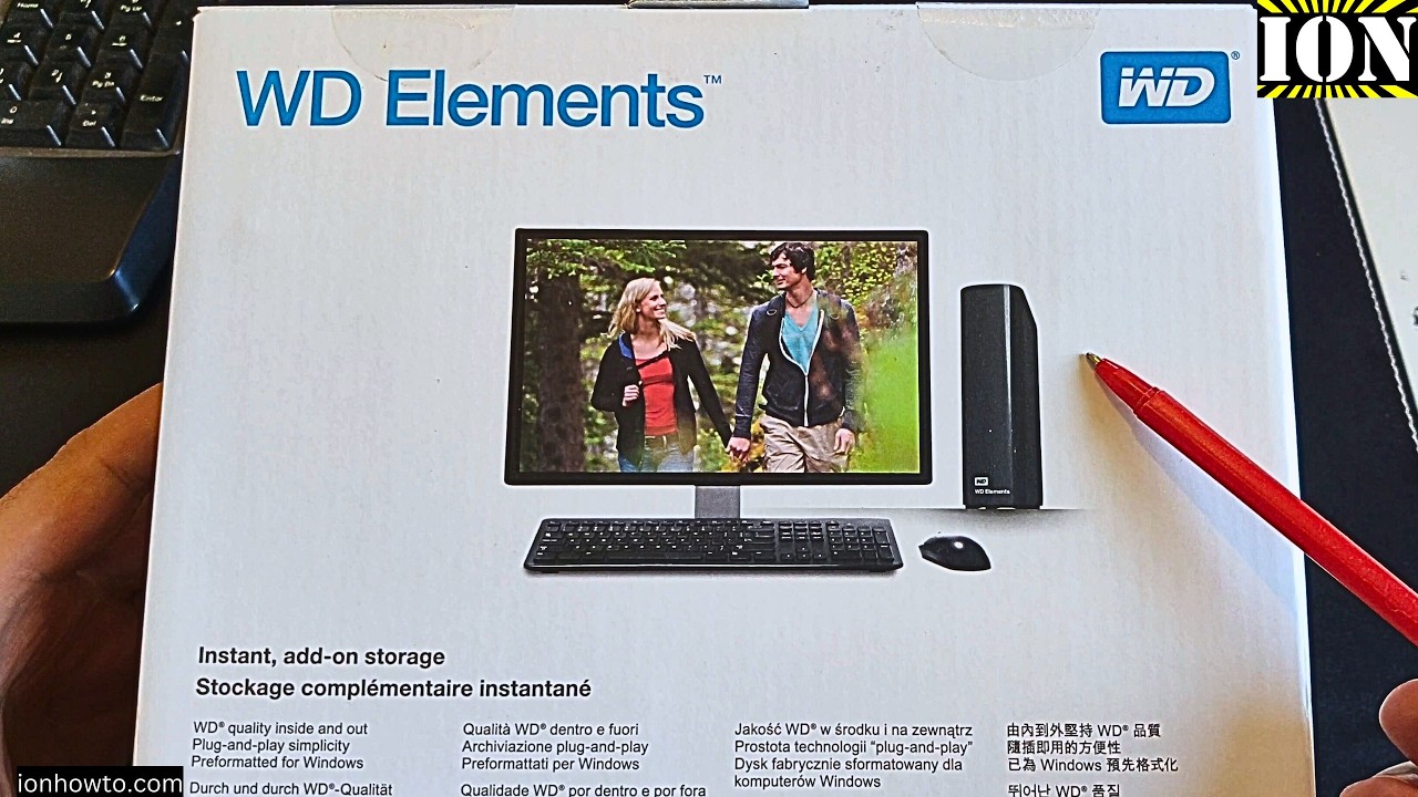 WD Elements Unboxing 14TB Speed Test