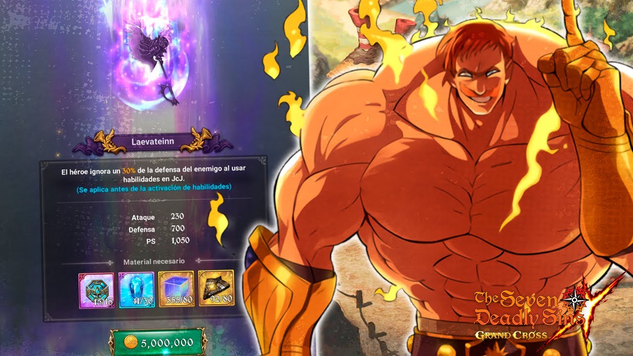 ¡HE FABRICADO LA RELIQUIA DE ESCANOR [The One] Y ESTO ES LO POCO QUE CAMBIA! | 7DS: Grand Cross