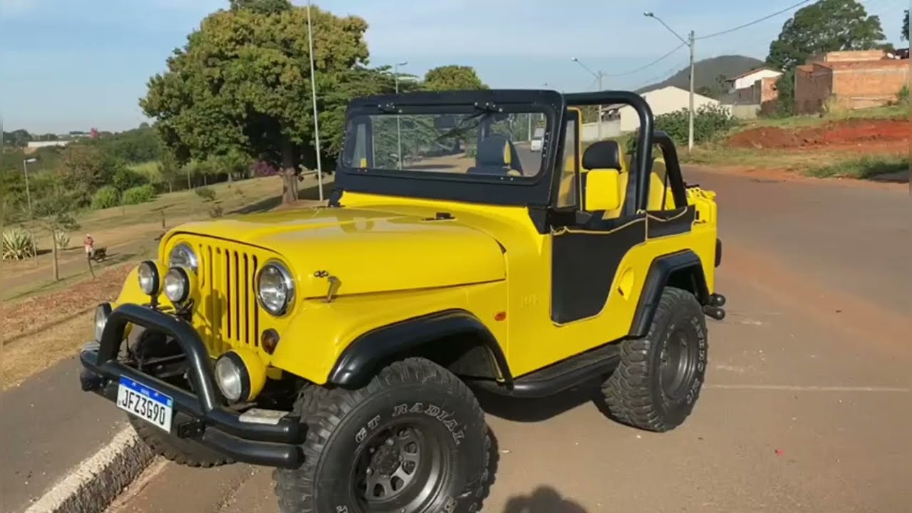 Ford Jeep Willys 63 personalizado, motor do Opala!!