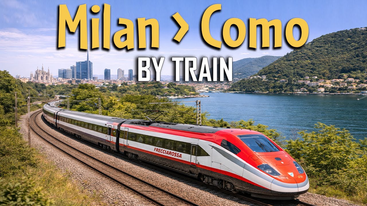 Train Journey from Milan to Como | Train from Milan to Como | Milan to Lake Como Train Journey Italy
