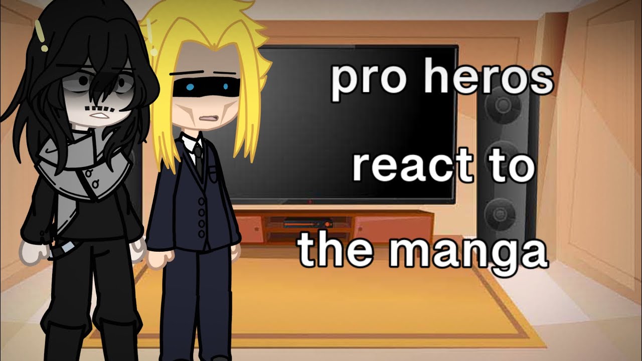 pro heros react to the manga | mha/bnha | manga spoilers!! | 1/2 | read disc