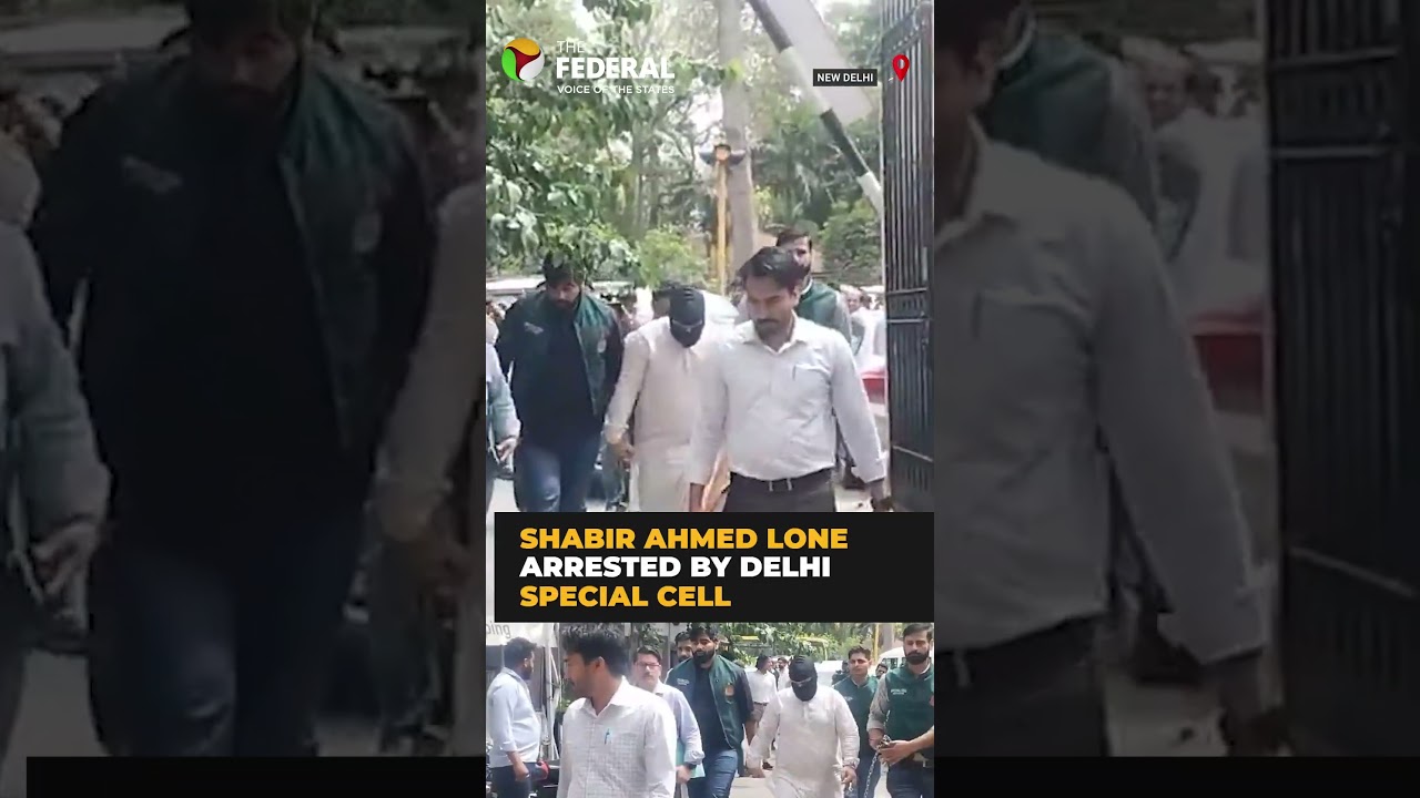 LeT operative Shabir Ahmed Lone held in Delhi Metro poster case | #shorts