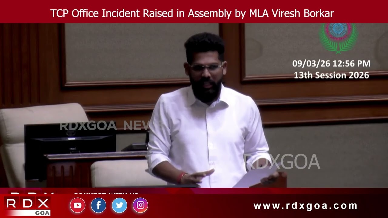TCP Office Incident Raised in Assembly by MLA Viresh Borkar
