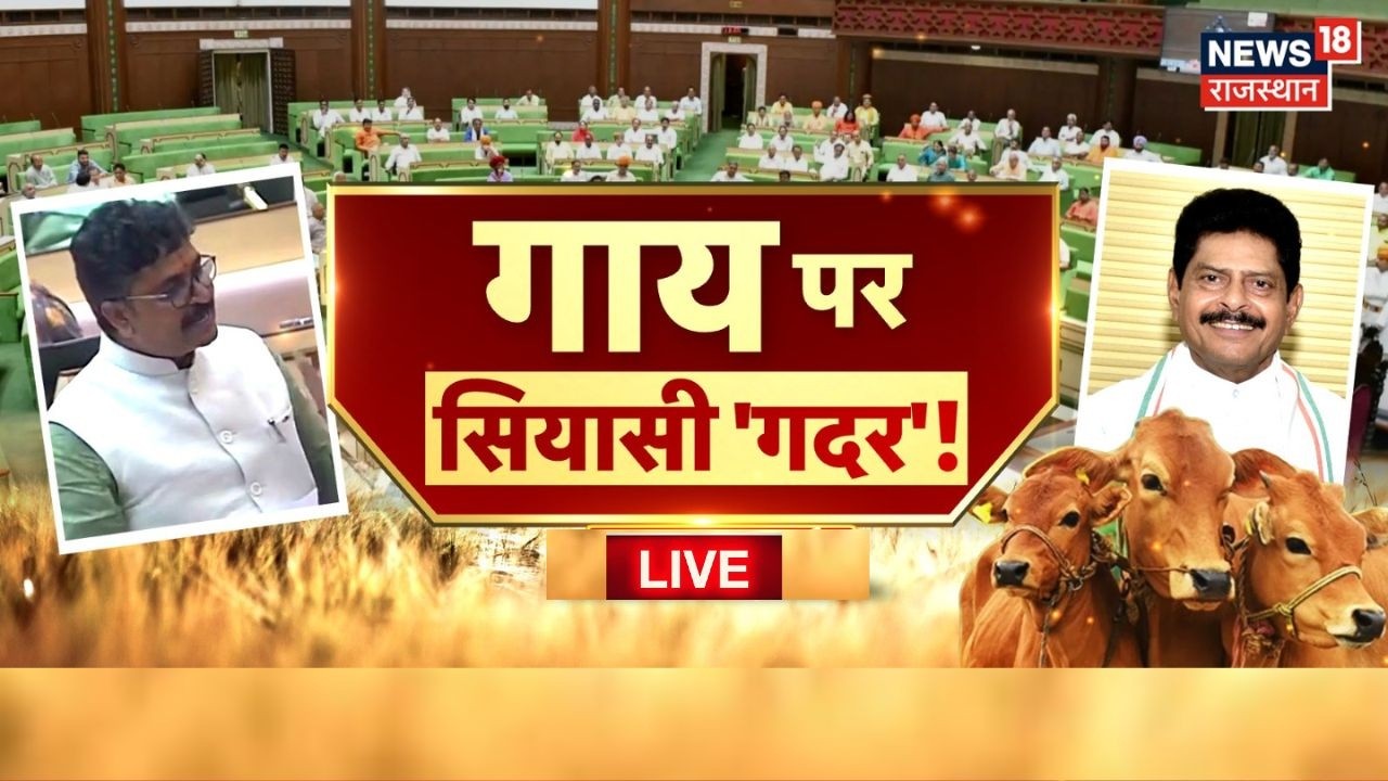 Rajasthan Vidhansabha Debate: गाय पर तकरार,सियासी 'वॉर'| BJP Vs Congress|Tikaram Jully |Gopal Sharma