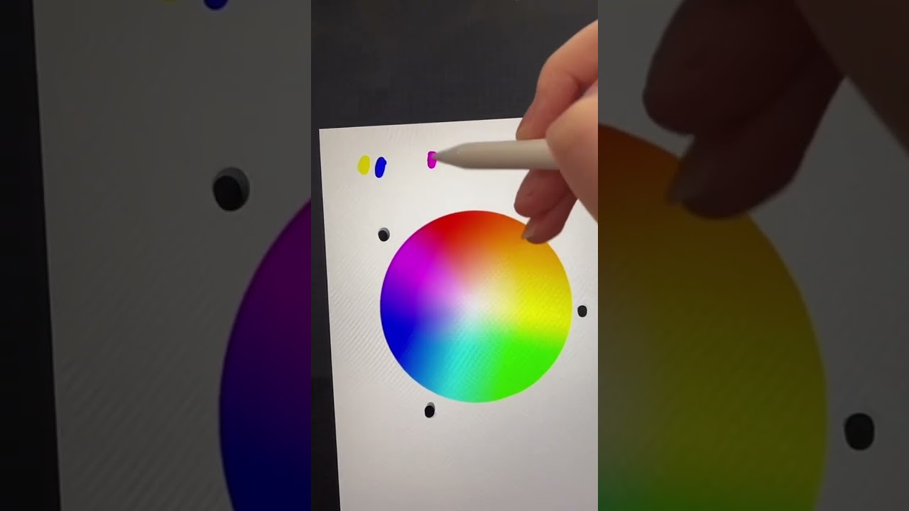 Comment trouver des COULEURS qui vont BIEN ENSEMBLE 🌈🫶🏻 #tutodessin #arttutorial #digitalart