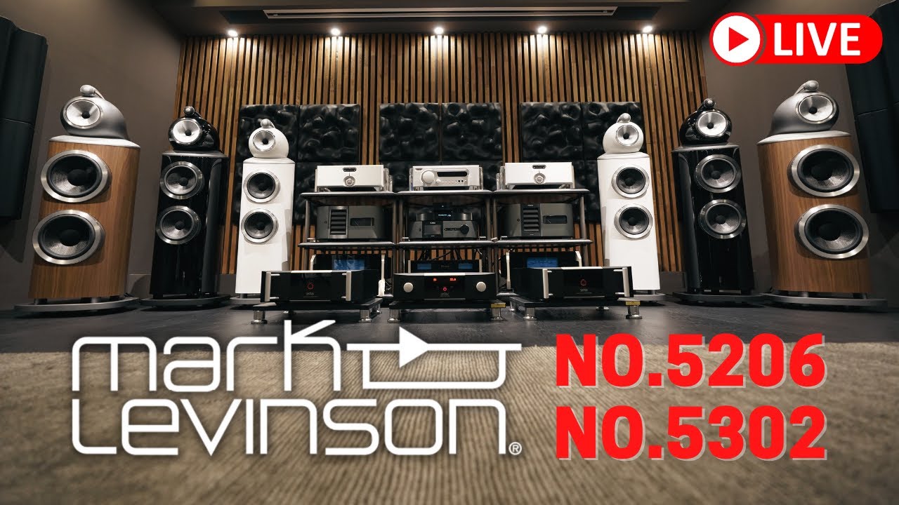 Mark Levinson No.5206 프리앰프, No.5302 파워앰프 시연영상, 마크레빈슨 프리, 파워 앰프 B&W 801 D4 스피커 Bowers & Wilkins 801D4