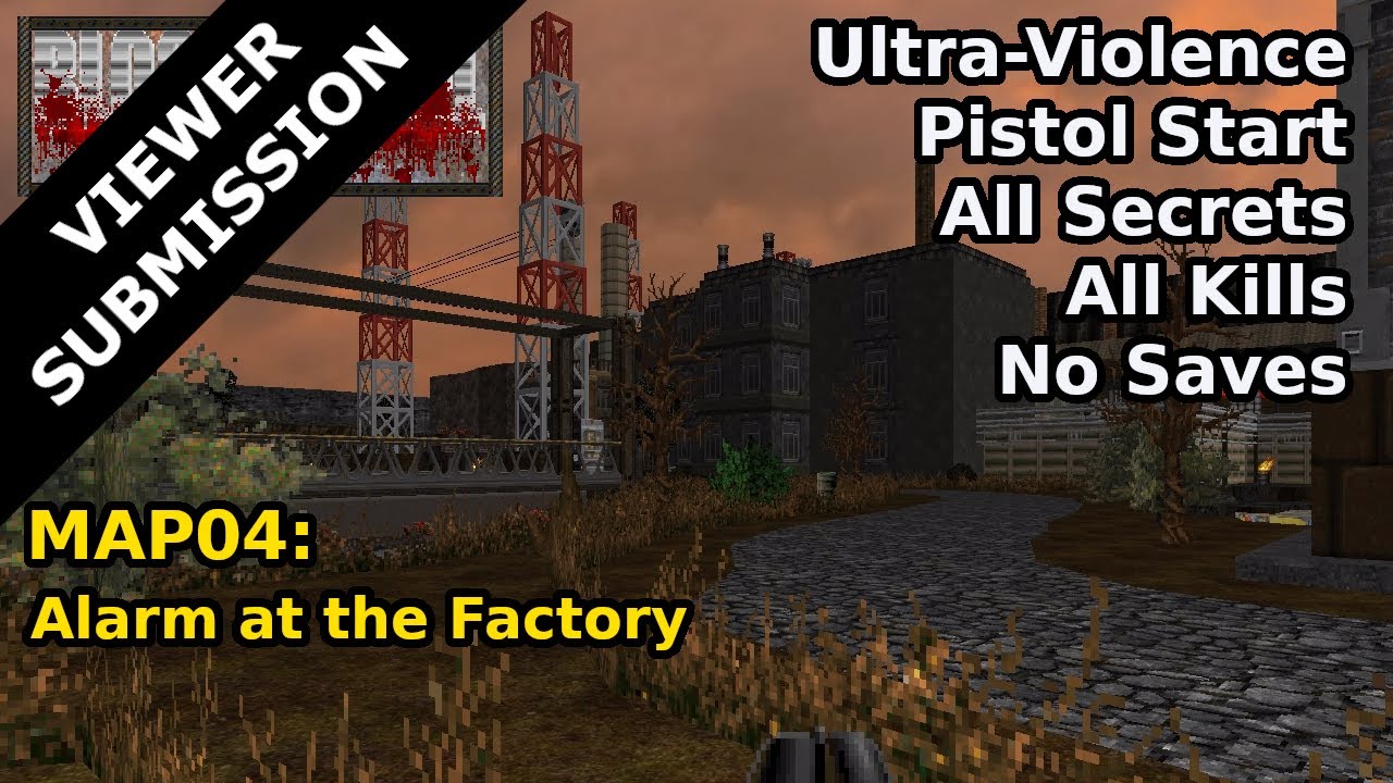Bloody Steel - MAP04: Alarm at the Factory (Ultra-Violence 100%)