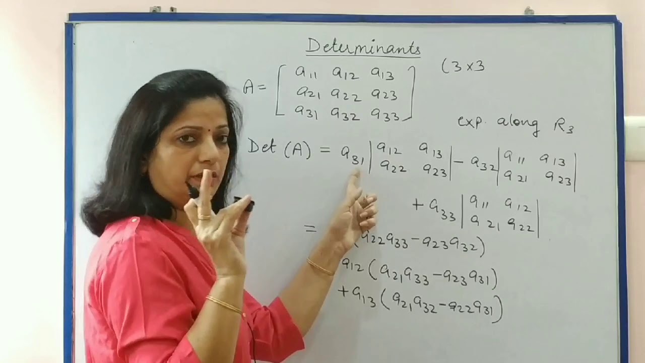 Polytechnic first year Math | Determinants | Class 1