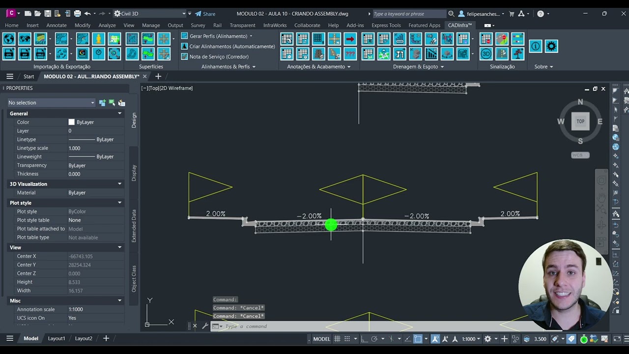 CIVIL 3D: CRIAÇÃO DE ASSEMBLY PASSO A PASSO PARA PROJETOS DE INFRAESTRUTURA