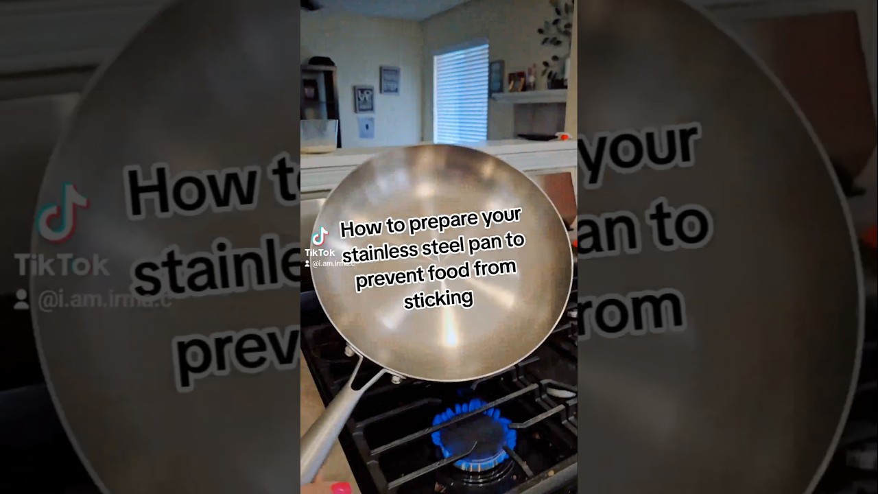 #CookingTips #StainlessSteelCooking #NonStickHack #KitchenHacks #CookingMadeEasy #ChefTips #FoodPrep