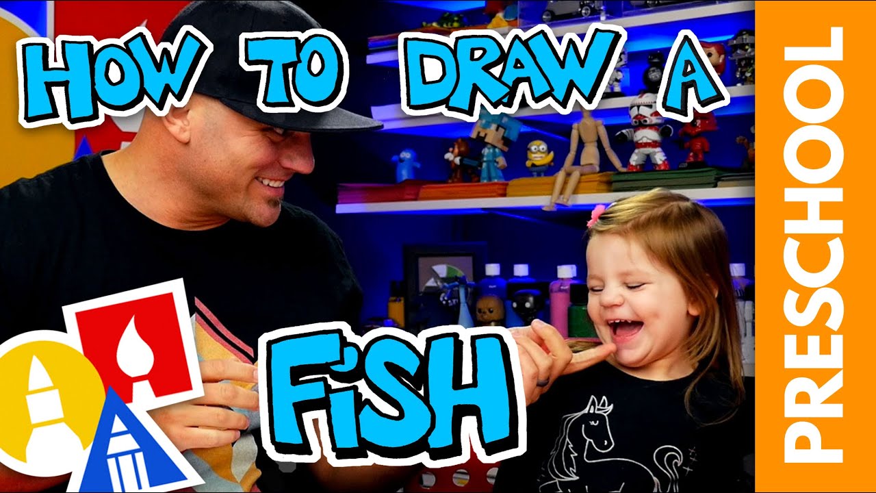 Drawing A Fish With My 2-Year-Old - Preschool