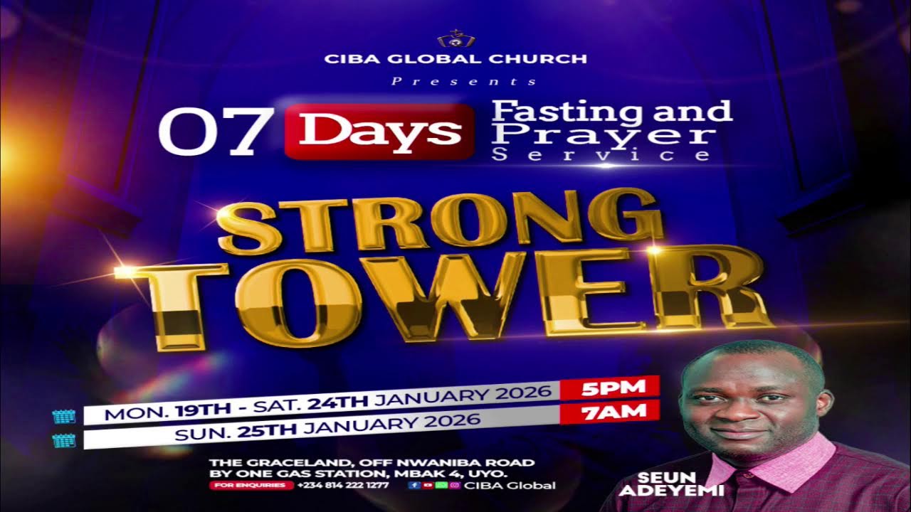 Welcome to CIBA Sunday Service |  Preservation & impartation Service | 1st January, 2026