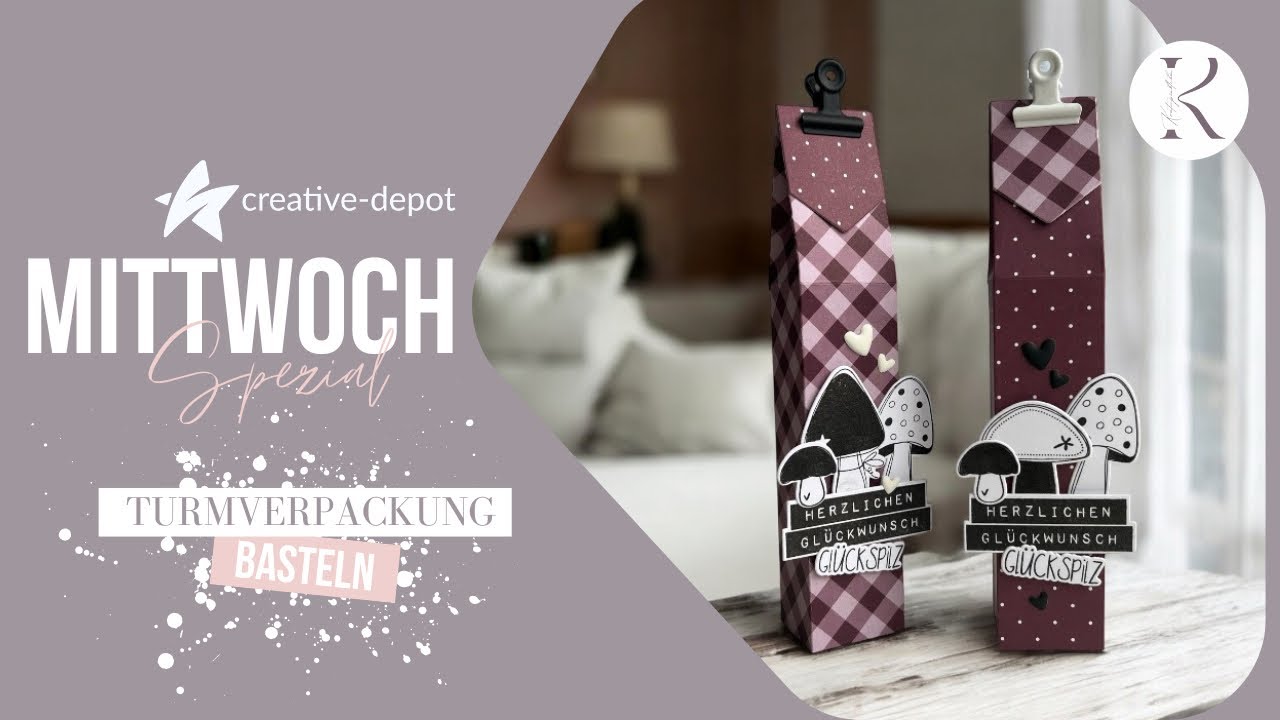 MITTWOCH-SPEZIAL | Turmverpackung basteln | Neuheiten Creative Depot | Oktober 2024