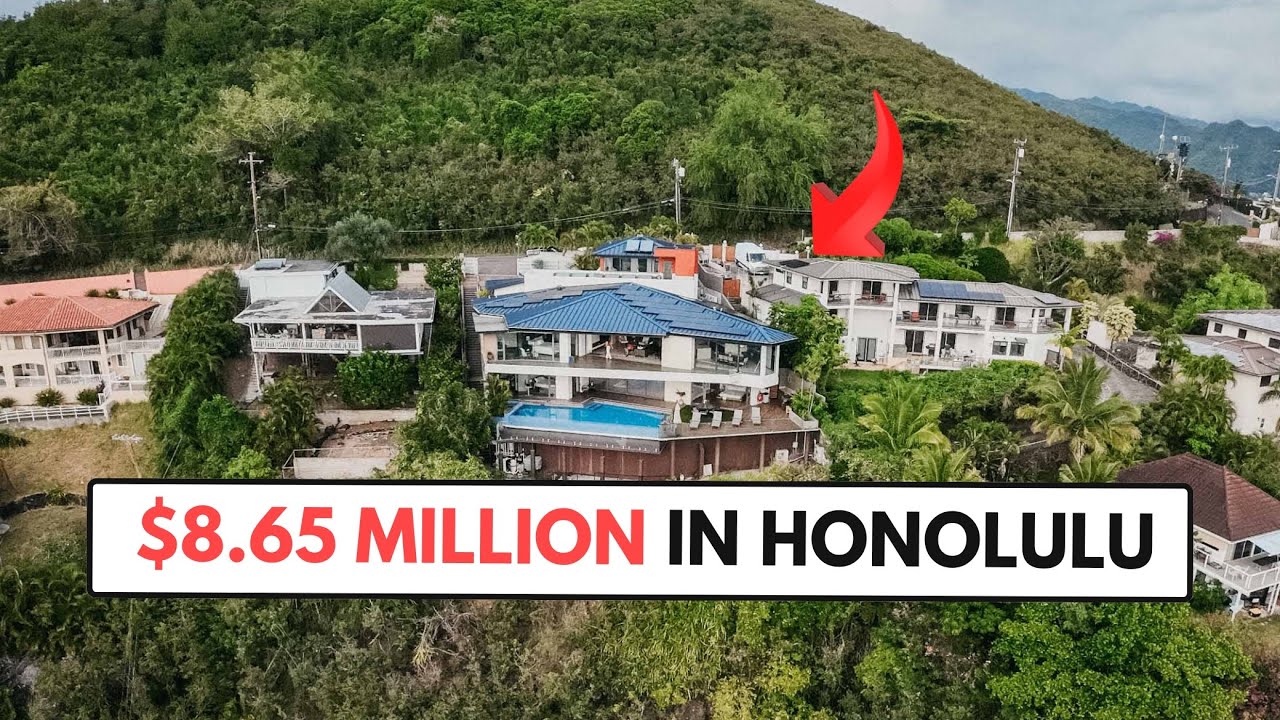 Touring a $8,650,000 Home in Honolulu, Hawaii.