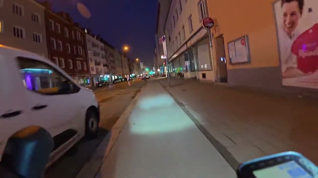 foggy ride to the main station