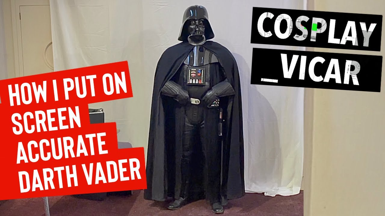 Putting on a screen-accurate ESB Darth Vader suit
