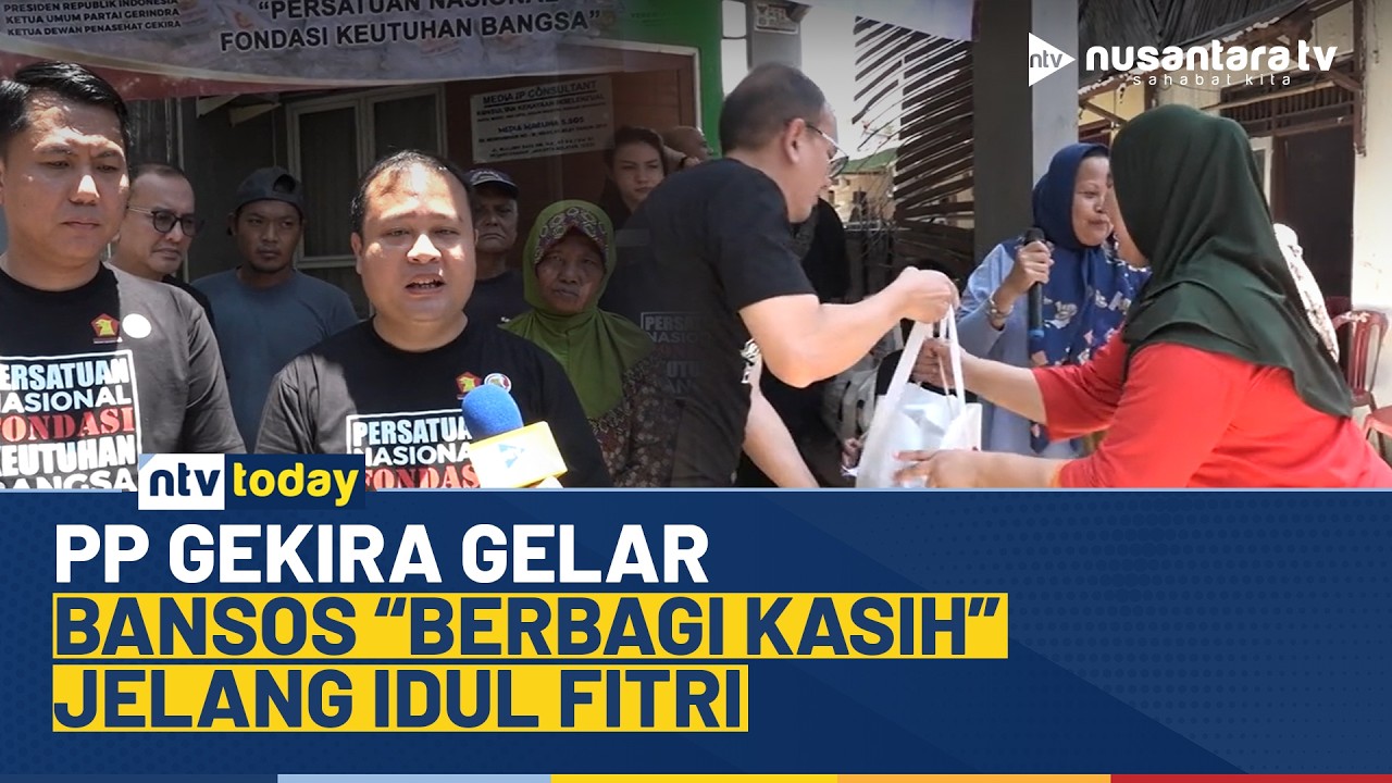 PP Gekira Gelar Bakti Sosial Sambut Idul Fitri di Pesanggrahan, Jakarta Selatan | NTV TODAY