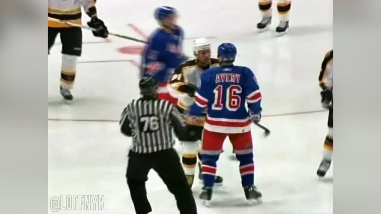 Sean Avery vs Boston (4 Point game) | 2006/07 [HQ]