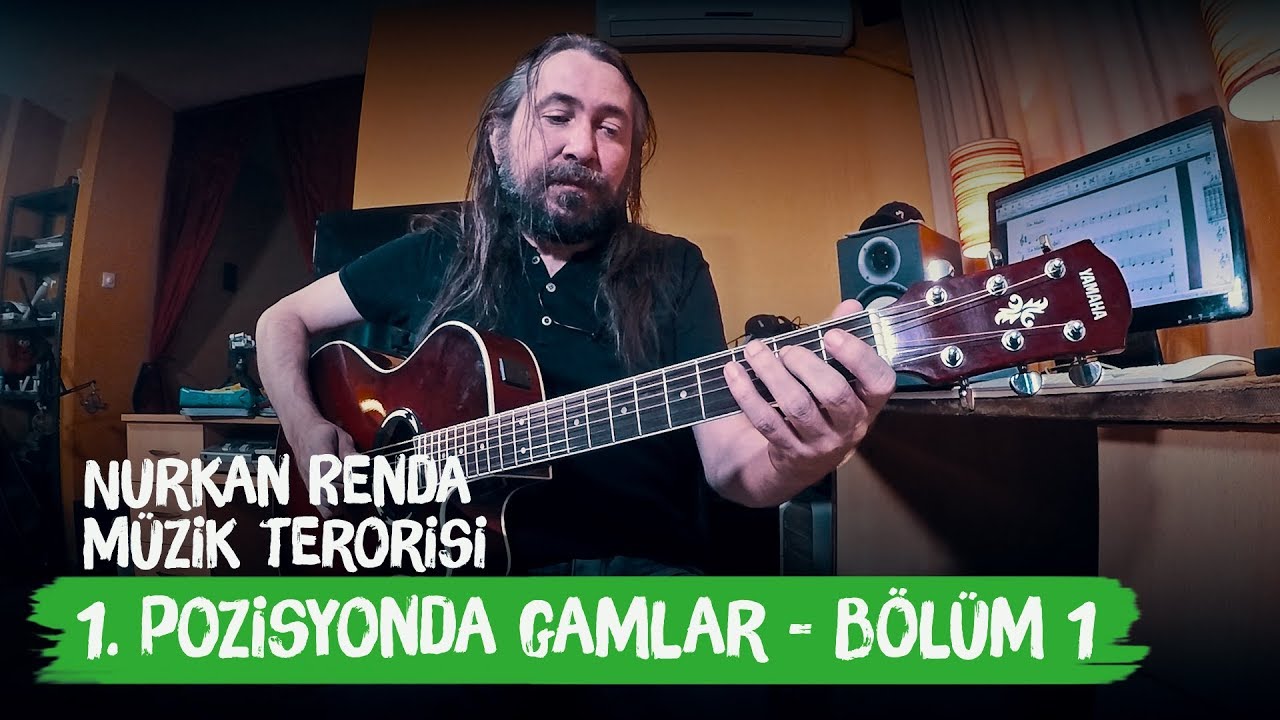 Müzik Teorisi / 1. Pozisyonda Gamlar / Bölüm 1 / Nurkan Renda