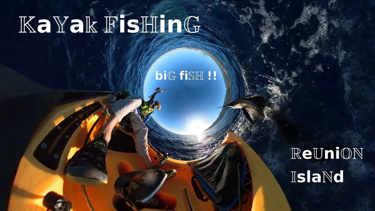 Pêche kayak Espadon voilier. Île de la Réunion