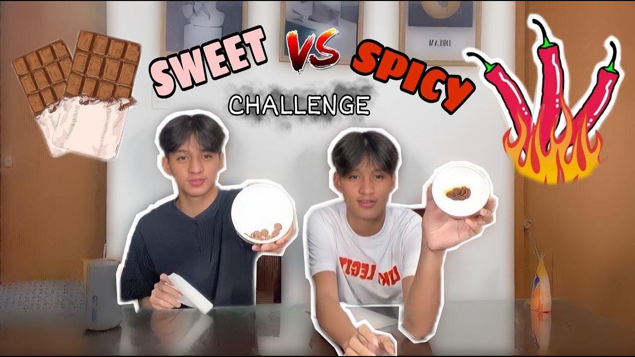 VLOGMAS #1: SWEET VS SPICY CHALLENGE | Fagarita Twins