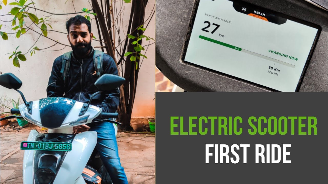 First Ride on an ELECTRIC SCOOTER | Ather 450