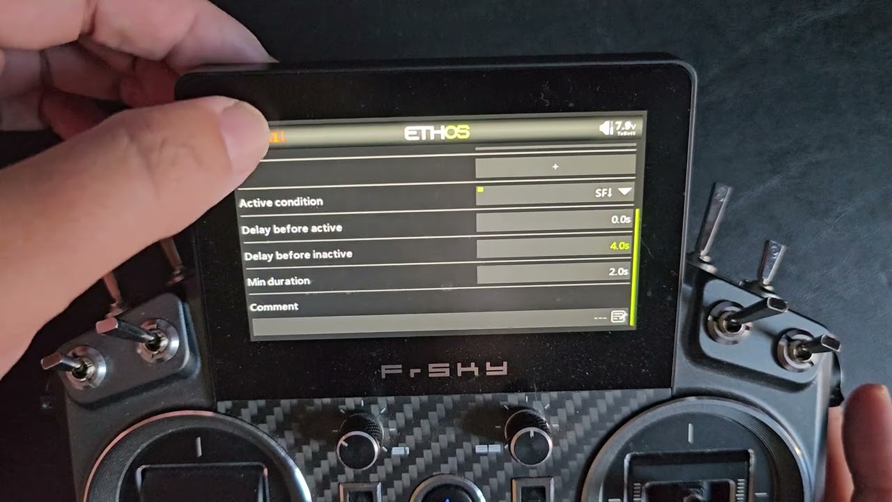 FrSky ETHOS Landing Gear Door Sequencing Example to Keep Door Open When Gear Deploys