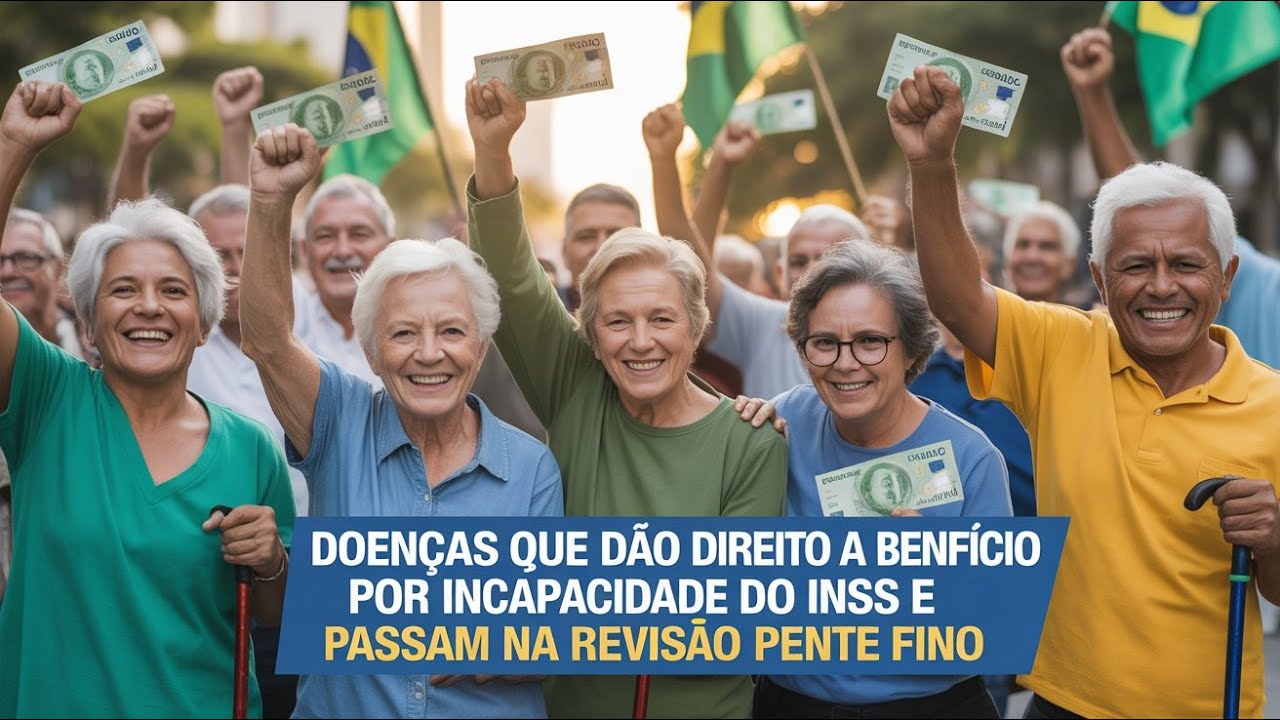 Doenças que DÃO DIREITO a Benefício por Incapacidade do INSS e PASSAM na Revisão Pente Fino