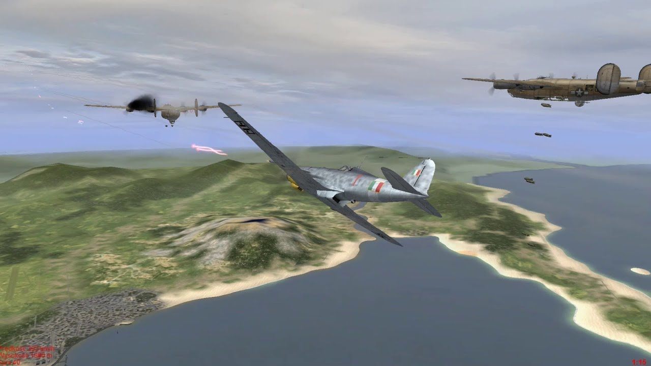 IL-2 1946: Air combat FIAT G.55 Centauro versus B-24 Liberator