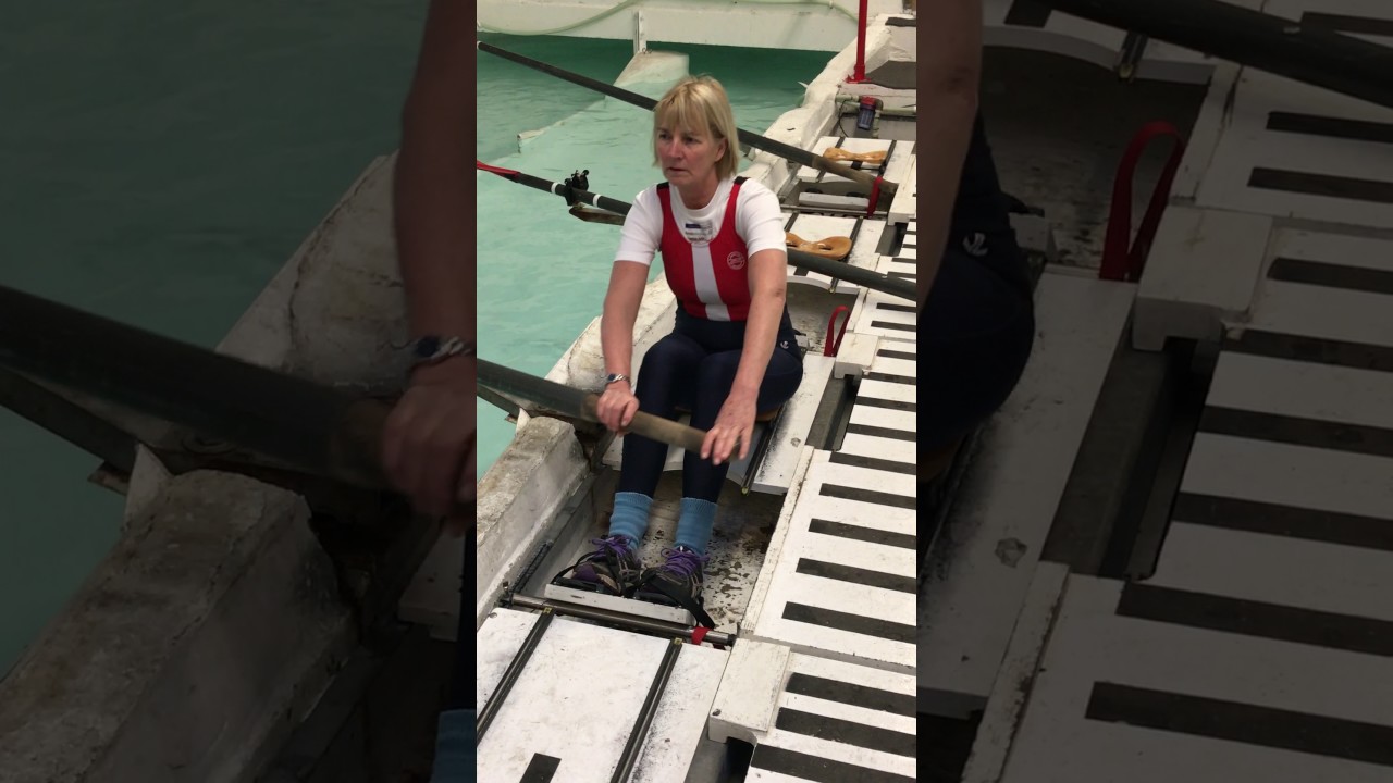 Birgth Sims explains sweep oar technique