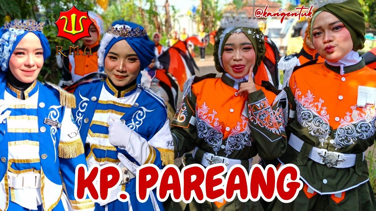 Drumband rma, karnaval kp pareang bareng drumband hipaci seru banget
