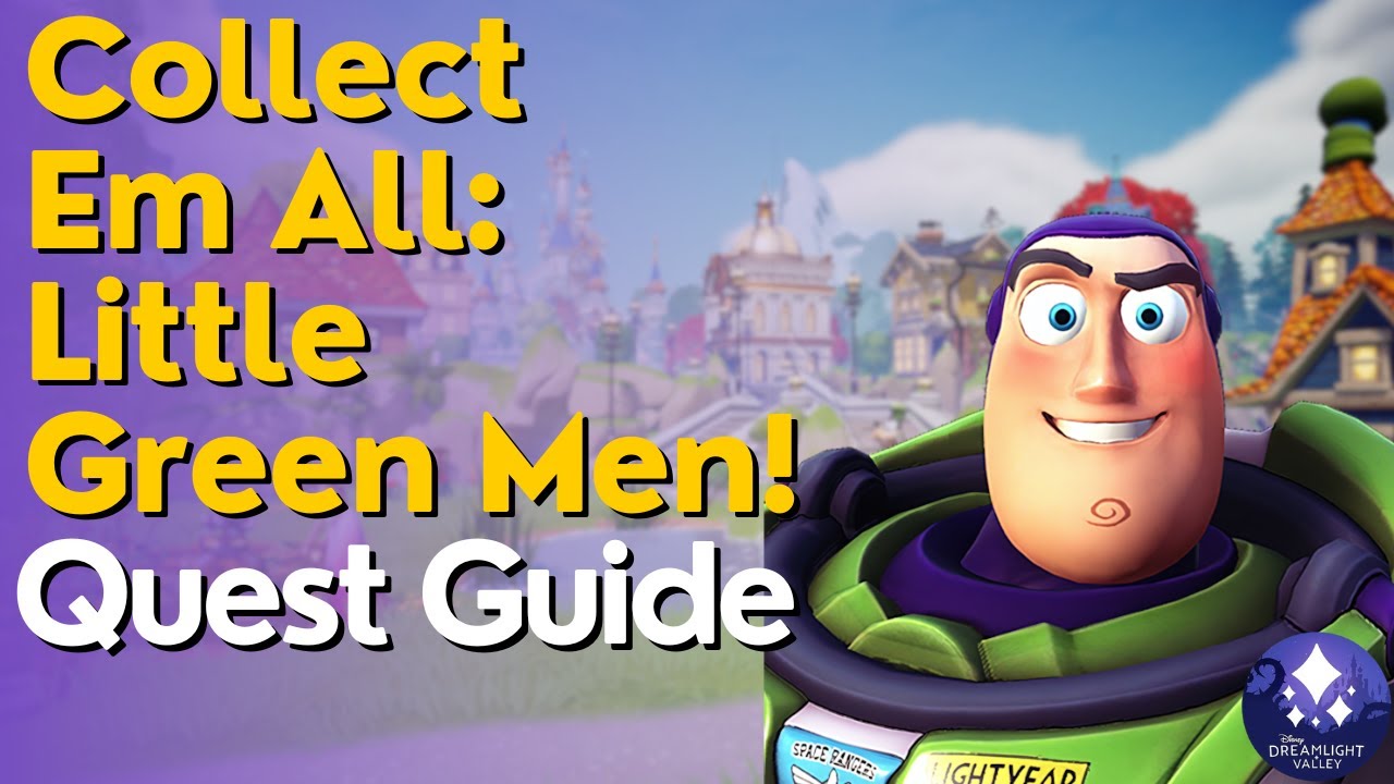 Collect 'Em All: Little Green Men! Quest Guide in Disney Dreamlight Valley
