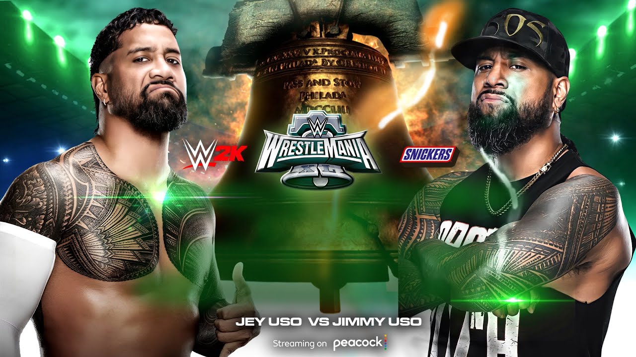 WWE 2K : Jey Uso Vs Jimmy Uso