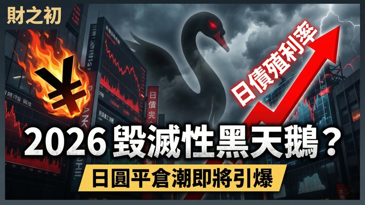 2026金融黑天鵝？日圓貶值引發拋售潮
