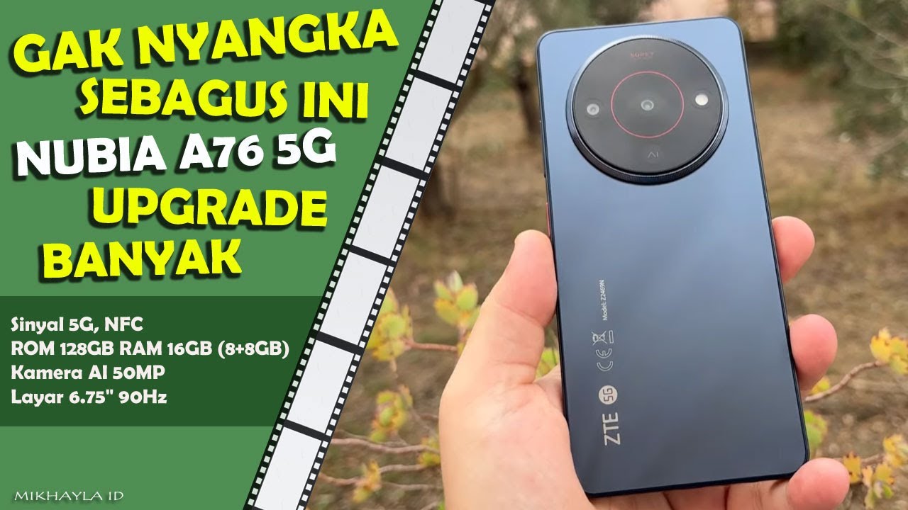 BARU RILIS ‼️ PERUSAK HARGA PASAR – RAM 8/128GB, SINYAL 5G 🔥 NUBIA A76 5G REVIEW